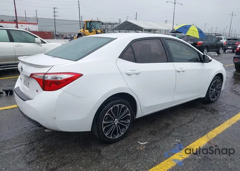 2015 Toyota Corolla S Plus from USA, damaged, VIN 5YFBURHE3FP257489